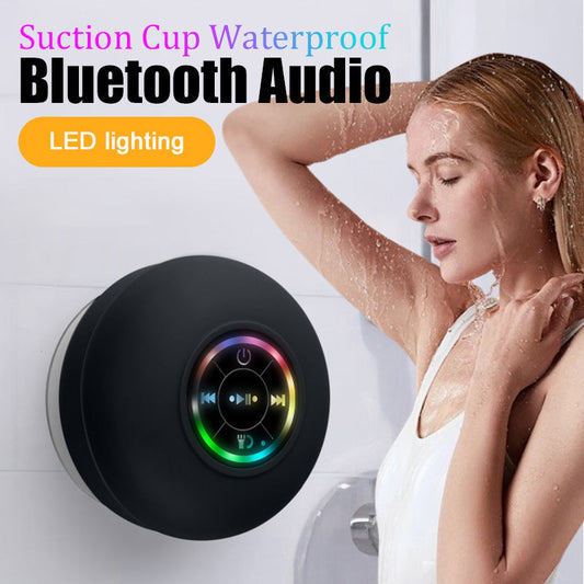 Large Suction Cup LED Light Waterproof Bluetooth Speaker